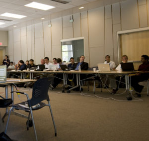 CNS Research Review July 16-17, 2008 Audience at Research Talk Presentation at UCSD CSE 1202