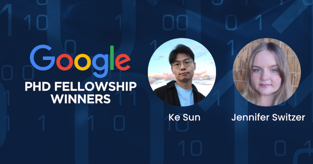 google phd fellowship recipients 2023